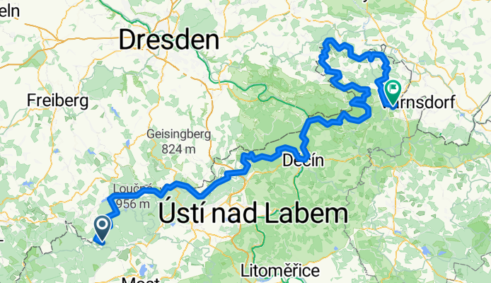 Horní Jiřetín - Krásná Lípa