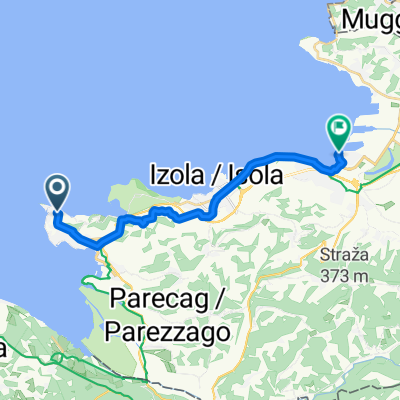 Ulica IX. Korpusa, Piran do Coastal–Karst