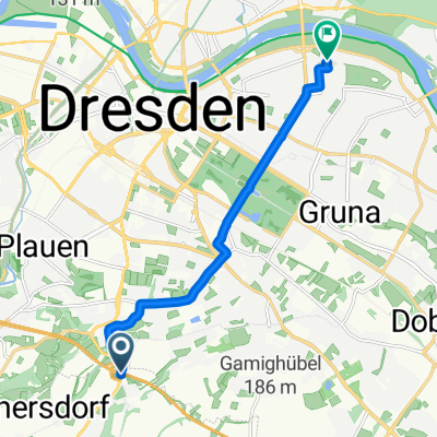 Nöthnitzer Hang nach Fetscherstraße