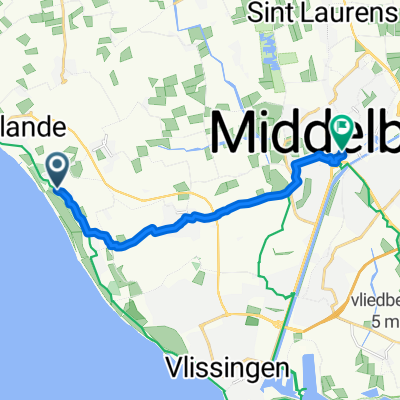 Biggekerke nach Markt, Middelburg