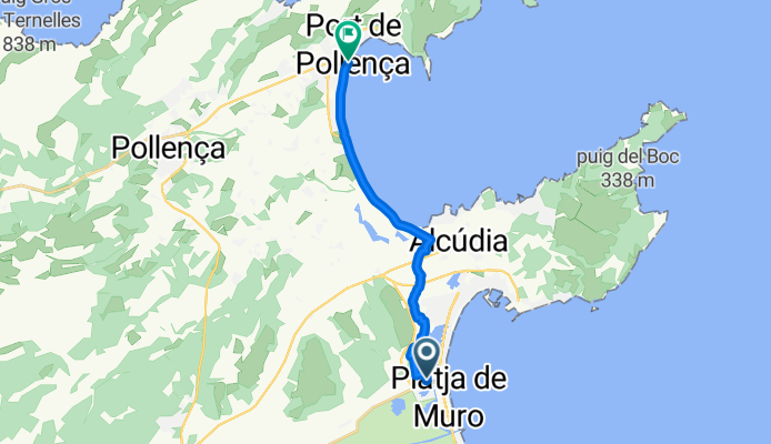 Carrer Creuer, Muro to Passeig Saralegui, Pollença