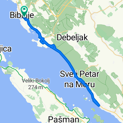 Bibinje - Sukosan - Turanj