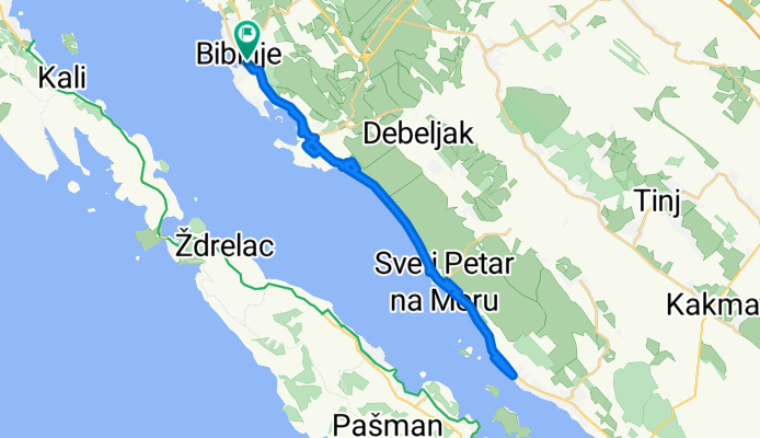 Bibinje - Sukosan - Turanj