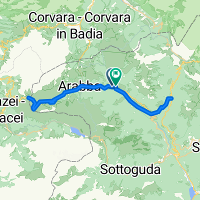 Route in Livinallongo del Col di Lana