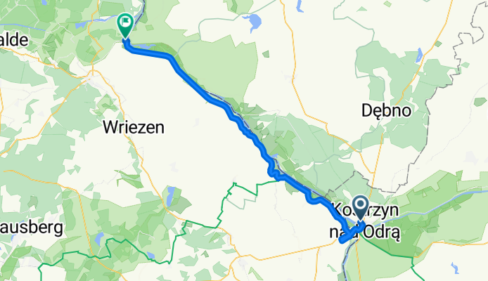Orła Białego, Kostrzyn nad Odrą do Oderstraße, Bad Freienwalde