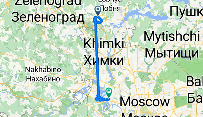 Шереметьевское шоссе, Химки до улица Генерала Глаголева, Москва