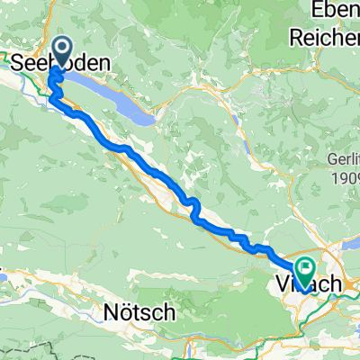 Seepromenade-Ginner, Seeboden am Millstätter See nach Kirchenplatz, Villach