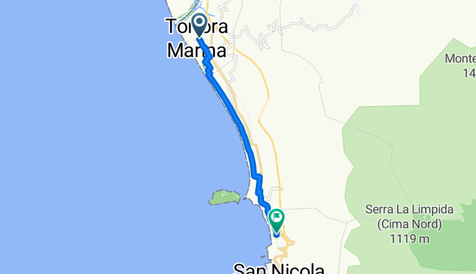 Via Giovanni XXIII, Tortora a San Nicola Arcella