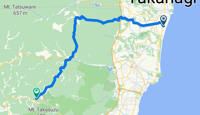 Takahamacho 3-ChÅme, Takahagi to Green Furusato Line, Hitachi