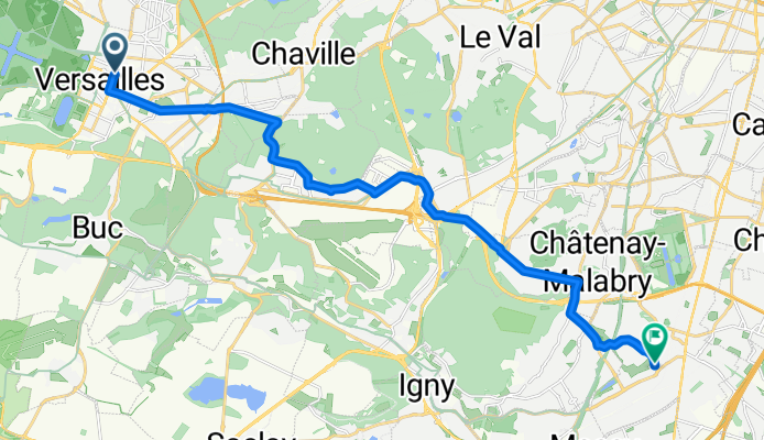 Rue du Maréchal Foch, Versailles à Antony