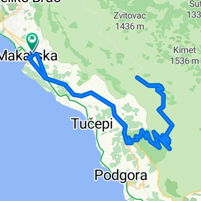 Ulica Marina Držića do Ulica Marina Držića