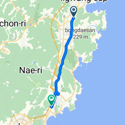 삼성리, 부산광역시에서 해운대로, 부산광역시까지