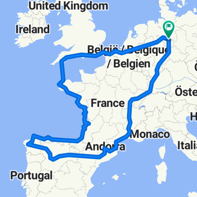 Hildesheim-Brest-Santiago de Compostella