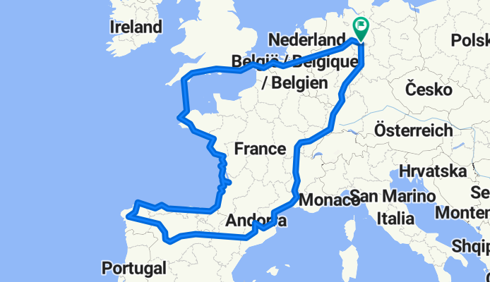 Hildesheim-Brest-Santiago de Compostella