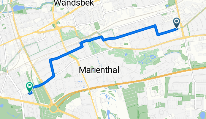 Osterkamp nach Sievekingsallee