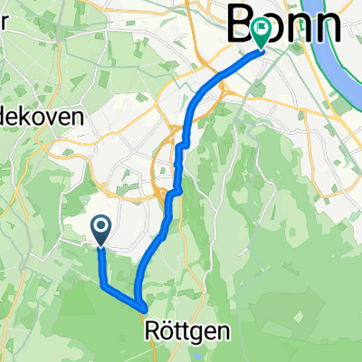 An der Haeschmaar, Bonn nach Meckenheimer Allee, Bonn