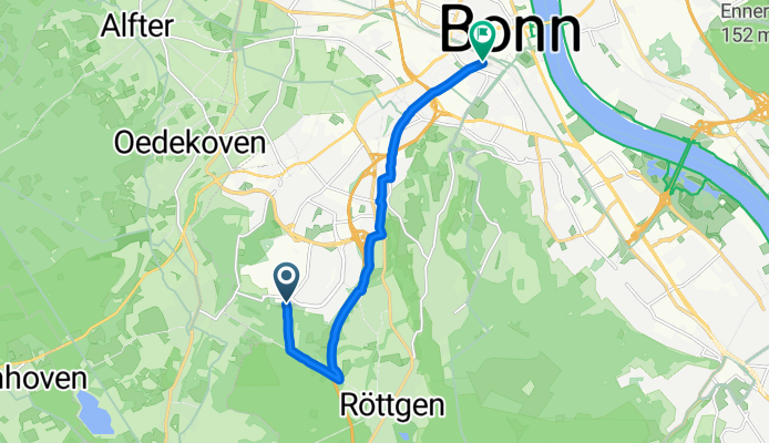 An der Haeschmaar, Bonn nach Meckenheimer Allee, Bonn