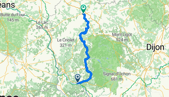 Decize / Cercy-la-Tour - Mailly-le-Château / Auxerre