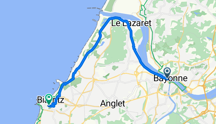 Von Bayonne bis Biarritz