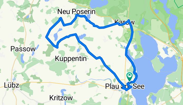 Quetziner Straße 72A nach Quetziner Straße 72A