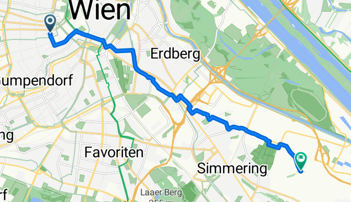 Route in Vienna