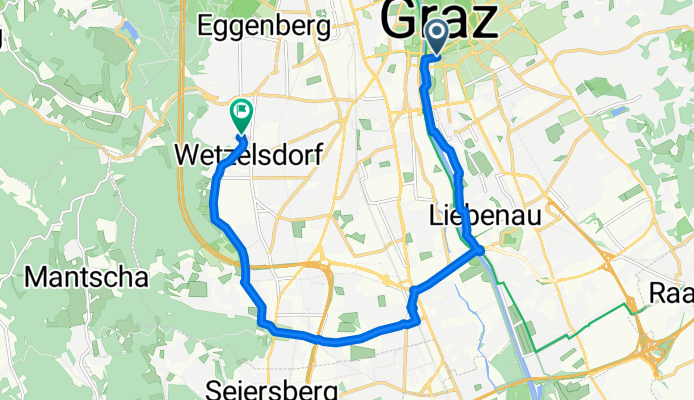 Wielandgasse, Graz nach Josef-Posch-Straße, Graz