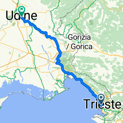 Via Giuseppe Mazzini, Triest nach Via Savorgnana, Udine