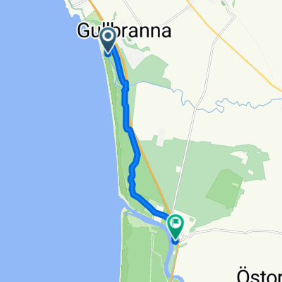 Eldsberga, Eldsberga nach Snapparp, Laholm