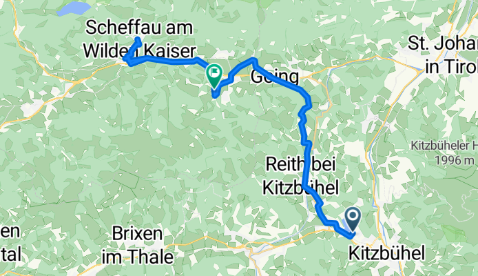 Seebichlweg, Kitzbühel nach Weißachgraben, Ellmau