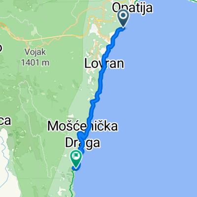 Ulica Antona Raspora nach D66