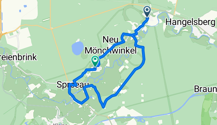 Route zu Spreewerder