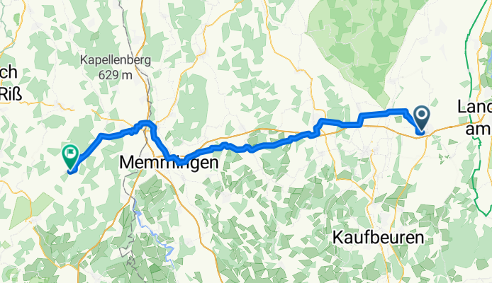 Buchloe - Steinhausen an der Rottum