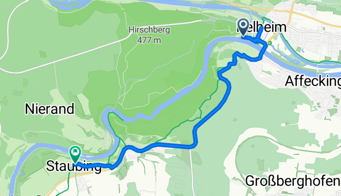 Jurasteig, Kelheim to Eininger Straße, Kelheim
