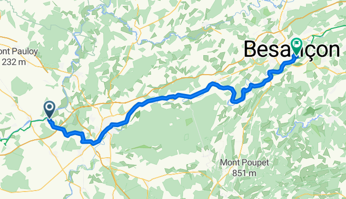 Saint-Jean-de-Losne - Besançon