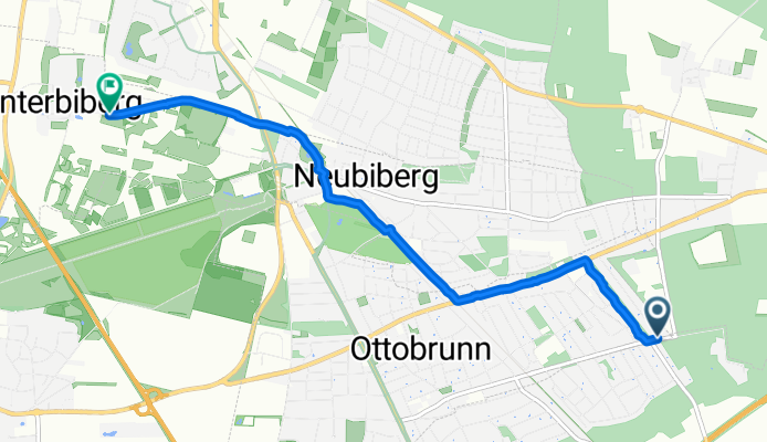 Ottostraße, Ottobrunn nach Lilienthalstraße, Neubiberg