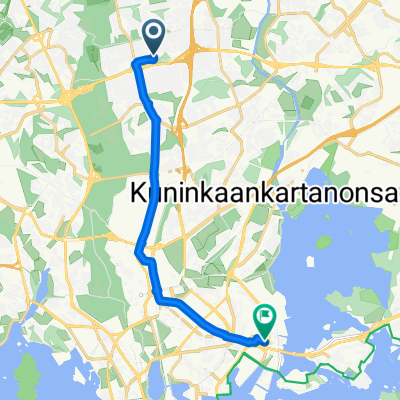 Elontie, Helsinki to Työpajankatu, Helsinki