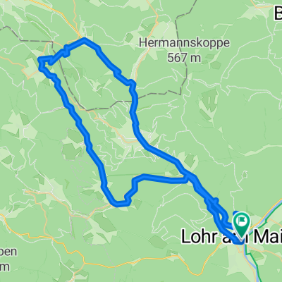 Von Lohr am Main bis Frammersbacher Forst