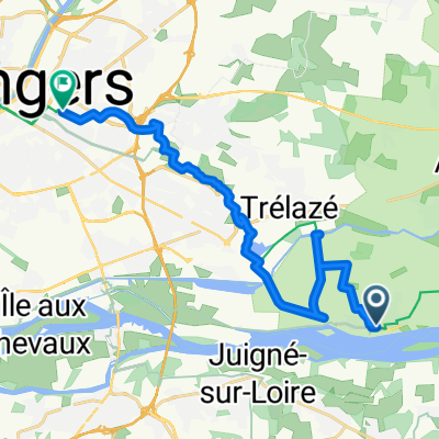 Rue Ligérienne Bis nach Avenue Jeanne d'Arc