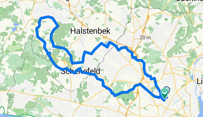 40 km Abendrunde West