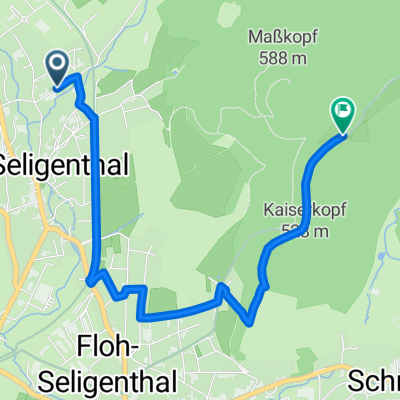 Niemöllerstraße nach Straße Ohne Straßennamen