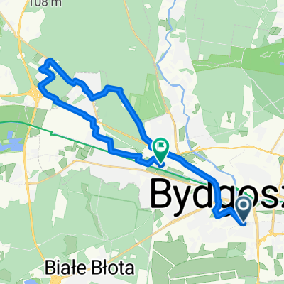Route in Bydgoszcz