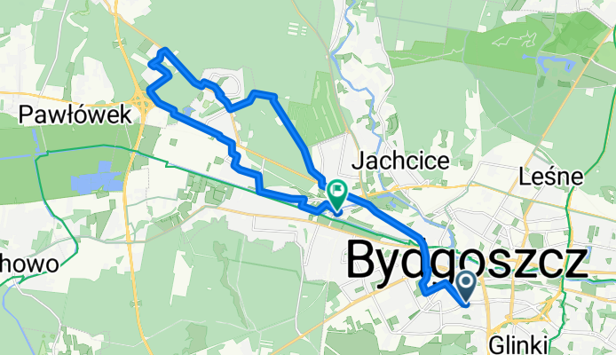 Route in Bydgoszcz