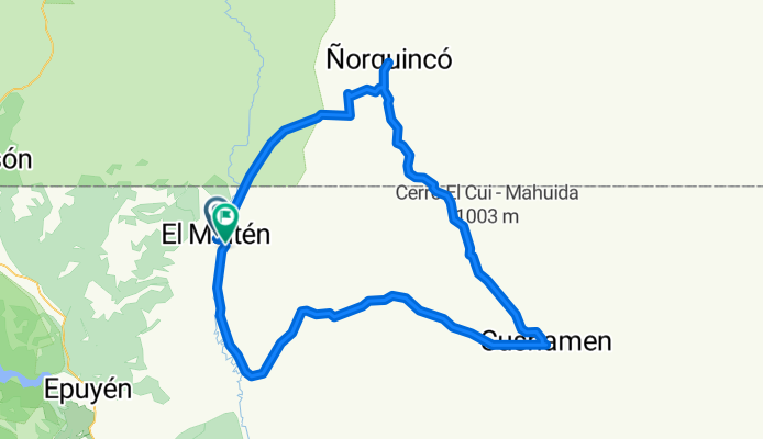 El Maitén - Ñorquinco - Cushamen - El Maitén