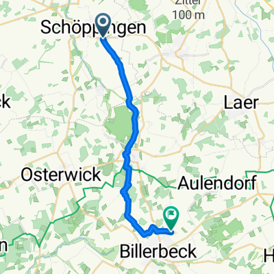 Ebbinghoff nach Mergelkamp