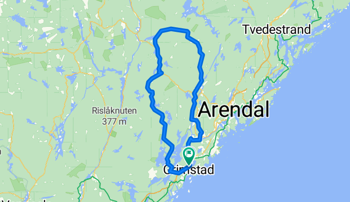 Arendalsveien to Arendalsveien