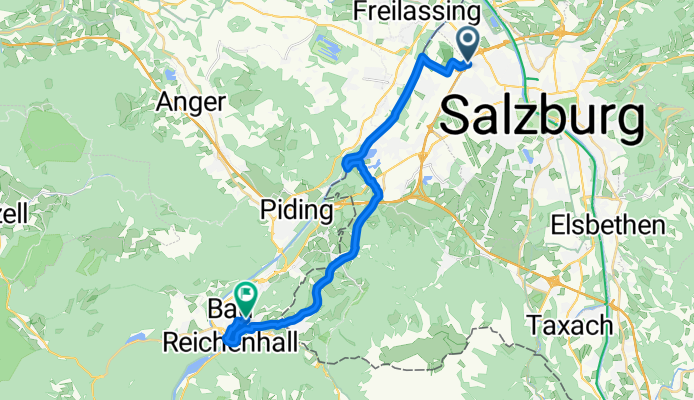 47.819, 13.006 nach 47.725, 12.885