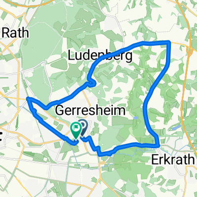 Cottbusser Straße, Düsseldorf nach Cottbusser Straße, Düsseldorf