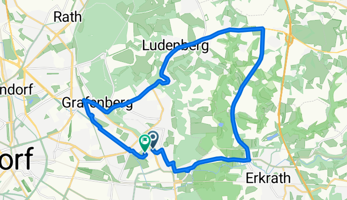 Cottbusser Straße, Düsseldorf nach Cottbusser Straße, Düsseldorf