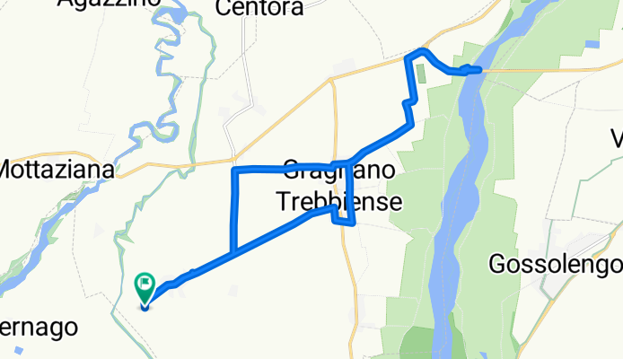 Da Località Lussino a Località Lussino