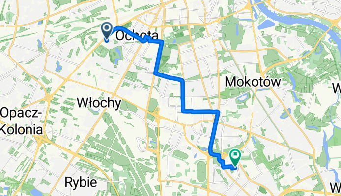 Filipinki, Warszawa do Zamiany, Warszawa